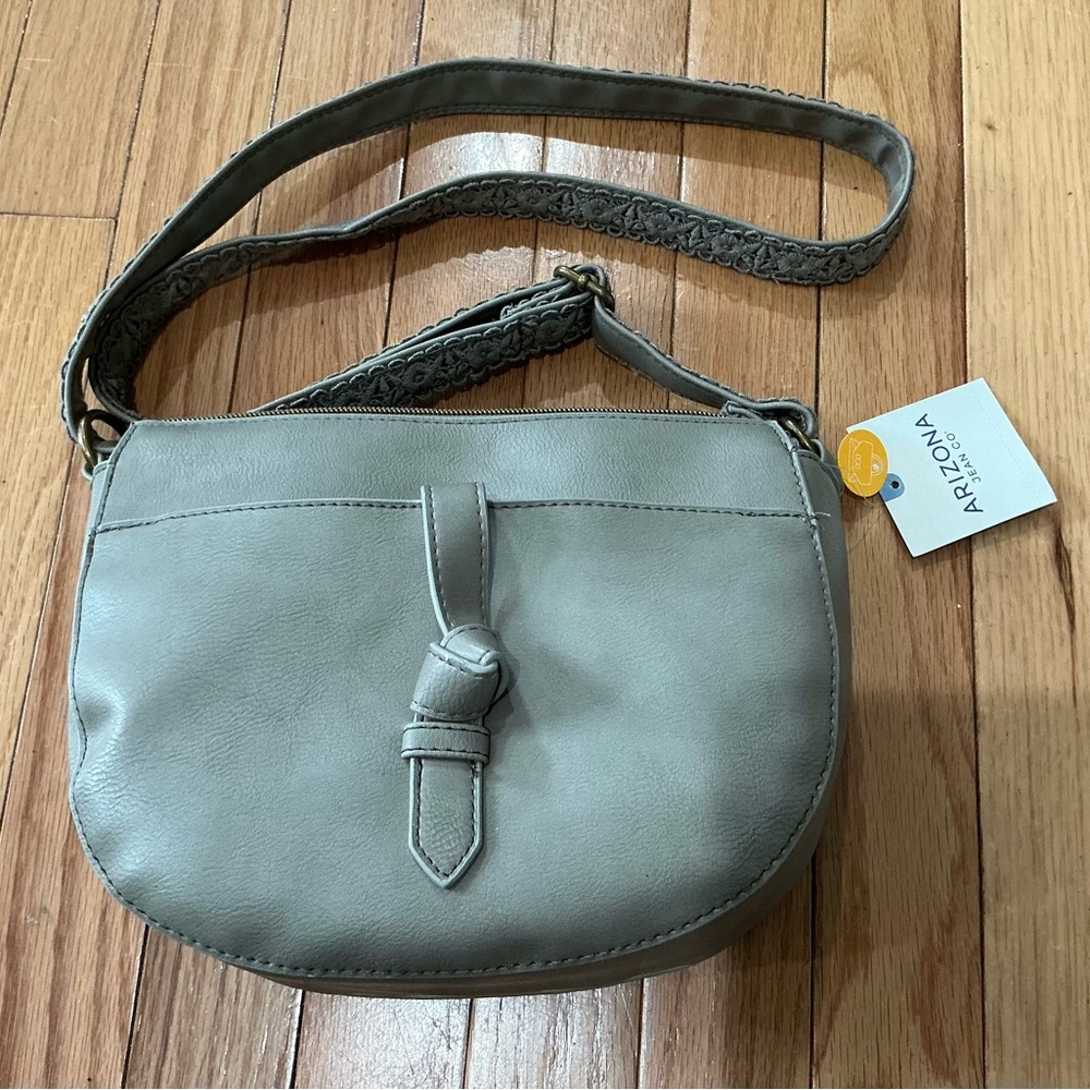 Arizona Jean Company Light Gray Crossbody Bag DP